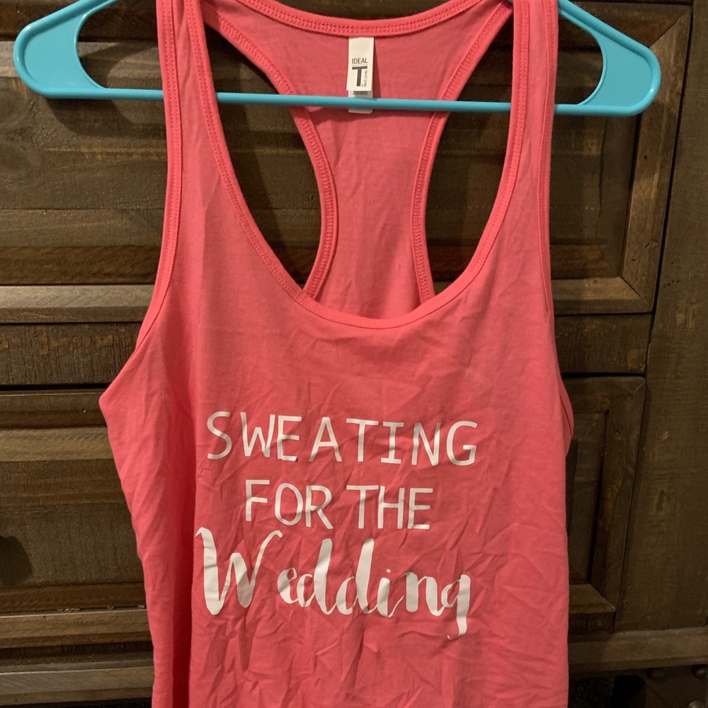 Wedding work out tank